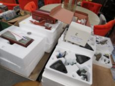 A QUANTITY OF ASSORTED POLYSTYRENE CASED MODEL AIRCRAFT TO INCLUDE CONCORD EXAMPLES AND A RAF