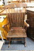 AN AMERICAN STYLE ROCKING CHAIR