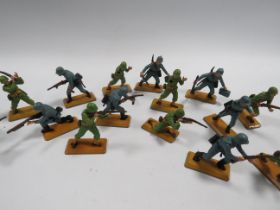 A SMALL SELECTION BRITAINS DETAILED MODEL SOLDIERS CIRCA 1971