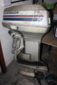 AN EVINRUDE 55 OUTBOARD BOAT MOTOR A/F
