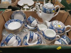 WEDGWOOD "BLUE SIAM" TEA SET