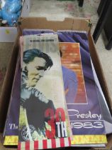 A COLLECTION OF TWENTY FOUR ASSORTED ELVIS PRESLEY CALENDARS FROM 1983 TO 2020