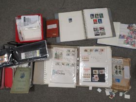 A STAMP COLLECTION TO INCLUDE A LARGE ALBUM OF FIRST DAY COVERS AND PRESENTATION PACKS FOR 1978 TO