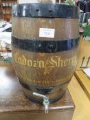 A VINTAGE STOWELL'S OF CHELSEA SHERRY BARREL