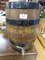 A VINTAGE STOWELL'S OF CHELSEA SHERRY BARREL