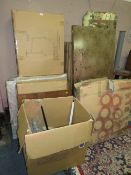 A QUANTITY OF ASSORTED TABLE FRAMES. PEDESTALS & TOPS TO INCLUDE CORNER EXAMPLES - NOT CHECKED