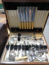 A CASED CANTEEN OF CUTLERY (UNCHECKED)