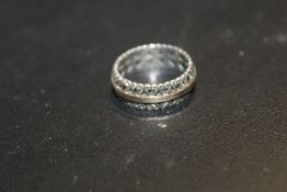 A VINTAGE ETERNITY RING