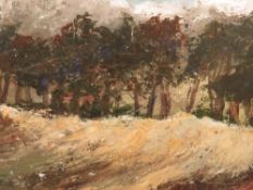 IMPRESSIONIST WOODED LANDSCAPE CONTINENTAL SCHOOL SEE VERSO