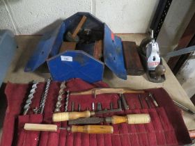 A TOOL BOX AND CONTENTS