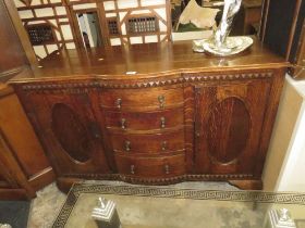 AN OAK 1930'S SIDEBOARDS