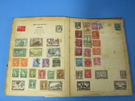 AN IMPROVED POSTAGE STAMP ALBUM AND CONTENTS