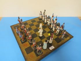 A CHESS BOARD WITH PIECES (INCOMPLETE)