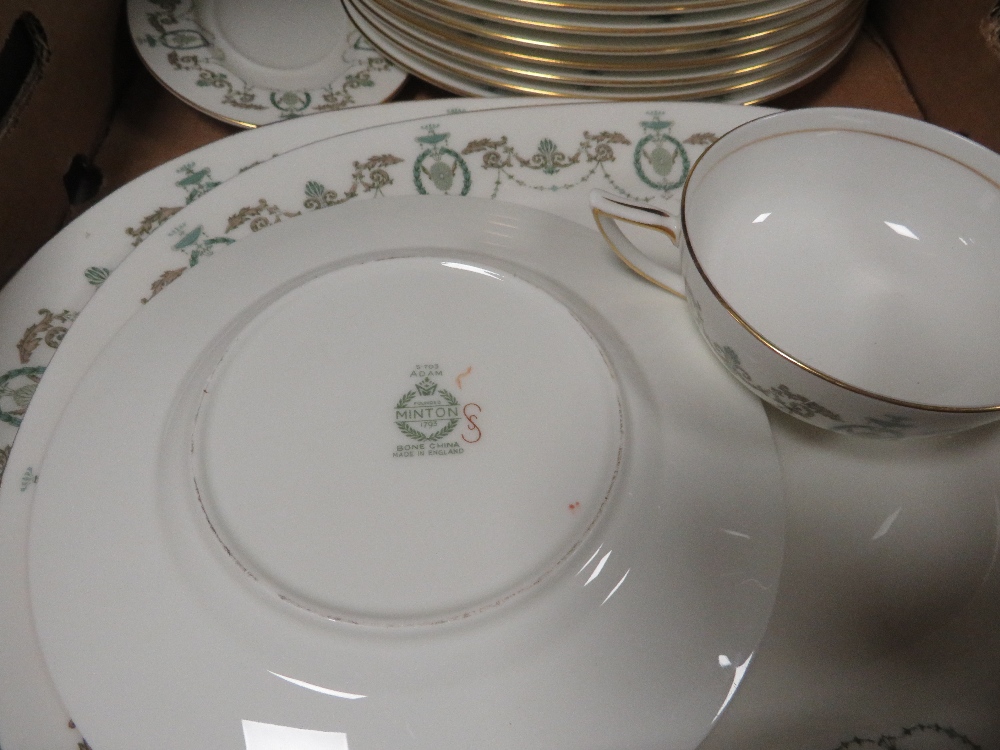 TWO TRAYS OF MINTON ADAM DINNER WARE - Image 2 of 2