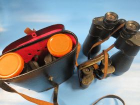 THREE PAIRS OF BINOCULARS TO INCLUDE ROSS OF LONDON EXAMPLE 13 X 60