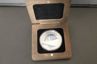 SOLOMON ISLANDS 2021 SILVER PROOF TITANIC 10 DOLLARS, IN CASE OF ISSUE