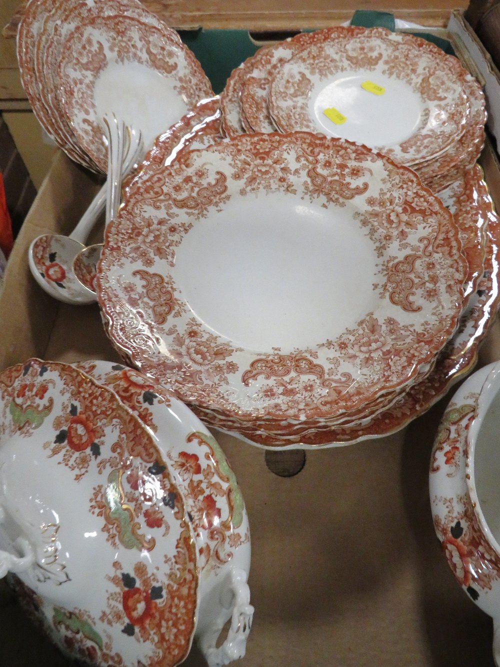 TWO TRAYS OF ASSORTED CERAMICS TO INCLUDE ROYAL WORCESTER, COLCLOUGH ETC - Image 2 of 4