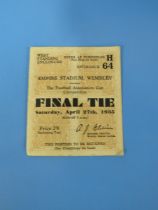 WEST BROMWICH ALBION INTEREST AN ORIGINAL FA CUP FINAL TIE TICKET DATED SATURDAY 27TH APRIL