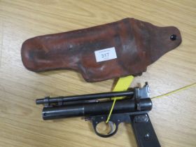 A WEBLEY 'SENIOR' AIR PISTOL