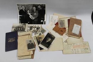 A QUANTITY OF EPHEMERA AND PHOTOGRAPHS, INCLUDING A QUANTITY OF ROYAL NAVAL INTEREST