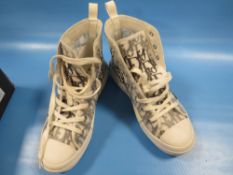 A PAIR OF REPLICA B23 CHRISTIAN DIOR STYLE BOOT TRAINERS