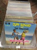 CIRCA 100 LP RECORDS TO INCLUDE 17 DIFFERENT CLIFF RICHARD RECORDS