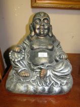 A REPRODUCTION RESIN BUDDHA H-29 CM