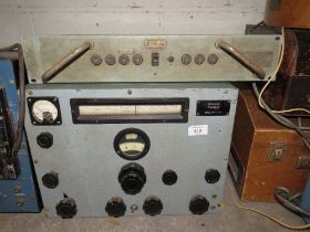 A MARINE CR 10012 RADIO RECEIVER AND AN ADMIRALTY PATTERN RECTIFIER UNIT (2)