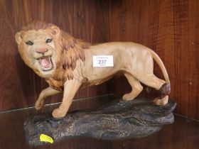 A BESWICK MATT LION