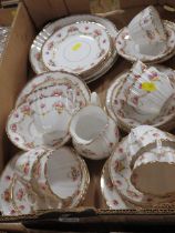 ONE TRAY OF ROSLYN CHINA TEA WEAR