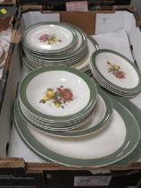 A TRAY OF WEDGWOOD COVENT GARDEN DINNERWARE