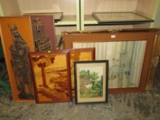 A COLLECTION OF MID CENTURY ARTWORK INCLUDING A PAYNTON PRINT ETC (7)