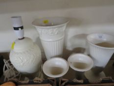 FIVE PIECES OF WEDGWOOD CREAM WARE