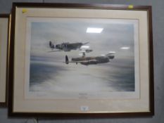 MEMORIAL FLIGHT' - A SIGNED RAF PRINT