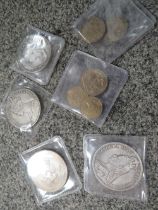 A SMALL SELECTION OF COINS