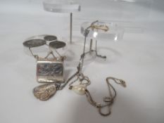 SMALL QUANTITY OF JEWELLERY AND COLLECTABLE'S TO INCLUDE A MINIATURE PURSE