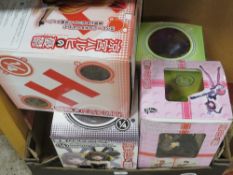 FIVE DIFFERENT BOXED ANIME BUNNY GIRL ¼ PVC FIGURES TO INCLUDE KYONS SISTER, MIKIRI ASHINA, EMINI