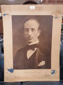 A LARGE AUTOGRAPHED PHOTOGRAPH OF THE MARQUIS OF LONDONDERRY DATED 1922 53 CM X 68 CM