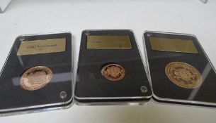 UNITED KINGDOM DCM 2020 MEMORIAL SOVEREIGN SET, consisting of sovereign, half sovereign and