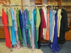 A COLLECTION OF MID CENTURY LADIES VINTAGE CLOTHING, various styles and periods comprising 1950s,