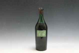 1 BOTTLE OF L GARNIER LIQUEUR FRABRIQUEE A LA GDE CHARTREUSE, mid shoulder, wax capsule damaged, see