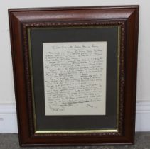 COPY OF A LETTER ADDRESSED TO ALL RANKS OF THE BRITISH FORCES IN FRANCE, signed in plate by W. Haig,