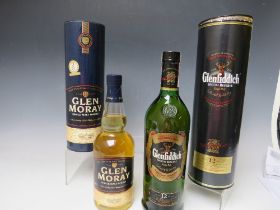 1 LITRE BOTTLING OF GLENFIDDICH SPECIAL RESERVE 12 YEARS OLD WHISKY IN GIFT TIN, together with 1