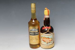 1 BOTTLE OF ORIGINAL JAMAICA RUM, together with 1 bottle of James Cook dark rum (2)
