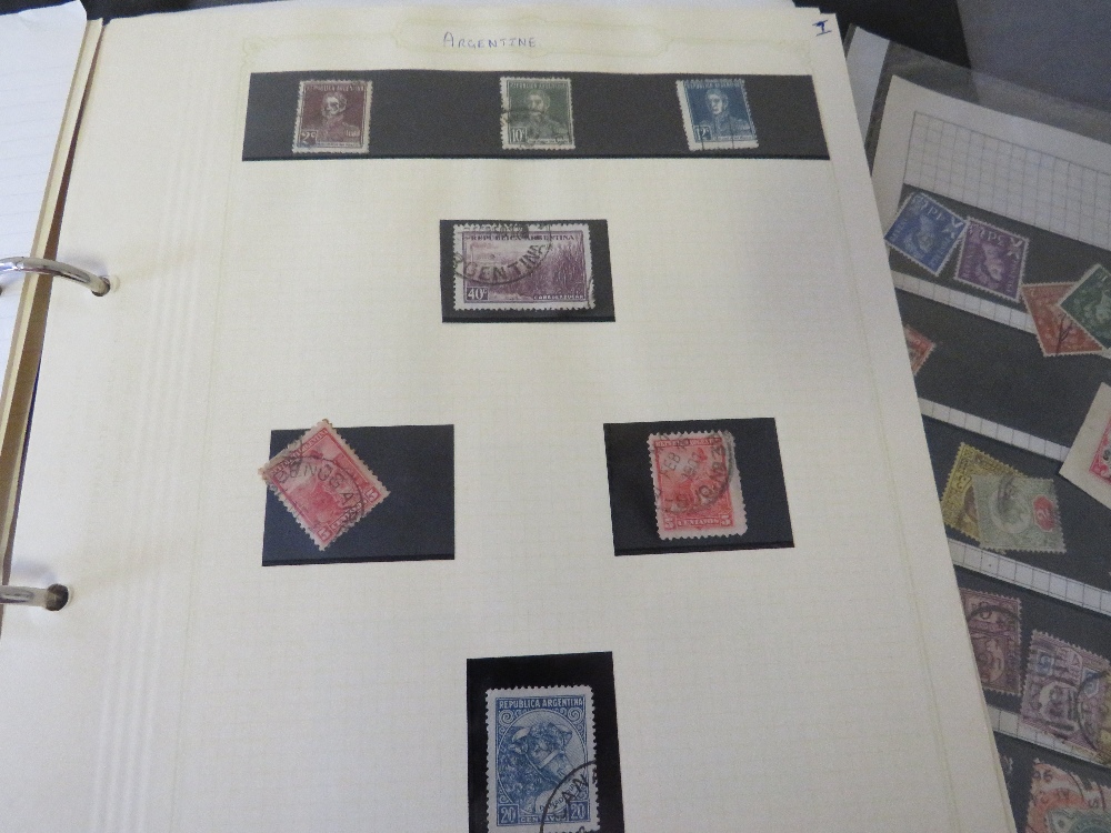A COLLECTION OF BRITISH AND WORLD STAMPS, loose and in an album, includes a nice selection of - Image 6 of 9