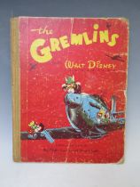 "THE GREMLINS" BOOK From The Walt Disney Production, A Royal Air Force Story by Flight Lieutenant