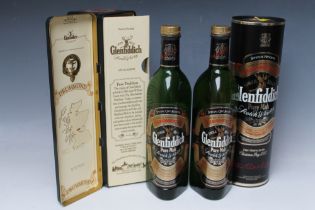 1 CLAN DRUMMOND GIFT TIN OF GLENFIDDICH SPECIAL RESERVE WHISKY 700ML, together with 1 bottle of