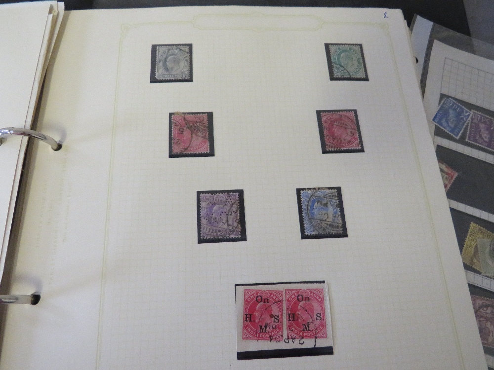 A COLLECTION OF BRITISH AND WORLD STAMPS, loose and in an album, includes a nice selection of - Image 7 of 9