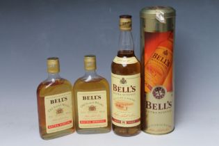1 BOTTLE OF BELL'S 8 YEARS OLD WHISKY IN ORIGINAL GIFT TIN, together with 2 37.5cl bottles (3)