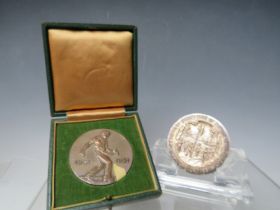 AUSTRALIA CASED 1901-1951 JUBILEE OF THE COMMONWEALTH MEDAL, awarded to Evelyn M. Tildesley, along